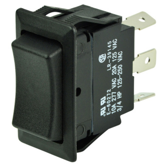 BEP 1001711 - SPDT Rocker Switch - (On)/Off/(On) 12V