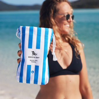 Dock & Bay Beach Towel Cabana Bondi Blue XL
