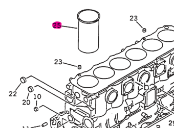 Northern Lights 6222-23-2211 - Cylinder Liner (S)