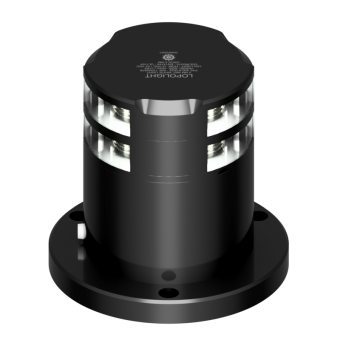 Lopolight 201-012ST-PRO-EX - Navigation Light 2NM 360° White, Double, Black, EX Zone 1&2