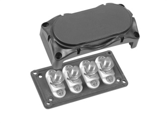 BEP 704-4S/A - Power Terminal, 4 Connections Insulated