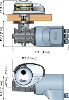 Quick DP2 - Vertical Windlass 700W/24V/8mm