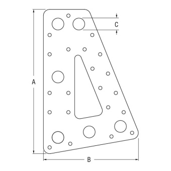 Ronstan RC00013 Headboard Plates Series 42