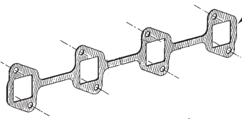 Northern Lights 11-35402 - Exhaust Manifold Gasket