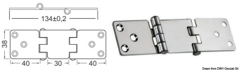 Osculati 38.441.82 - 2-mm Overhang Hinges