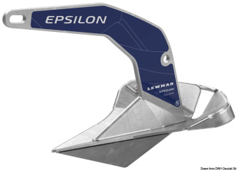 Osculati 01.128.25 - LEWMAR Epsilon Galvanized Steel Anchor 25 kg