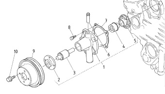 Nanni Diesel 970307626 - BEARING,BALL(RADIAL) for N2.10/N2.14/2.50HE/N3.21