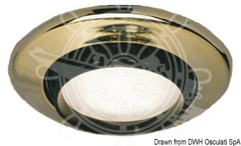 Osculati 13.878.25 - Comet Downlight Golden+Switch