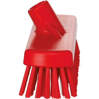 Vikan 70604 - Long Handled Scrubbing Brush Nylon 45 mm Hard (16 pcs)
