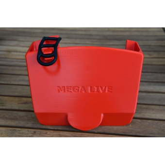 Humminbird TFA Transducer Protection Cover For Mega Live, Red, Starboard Side
