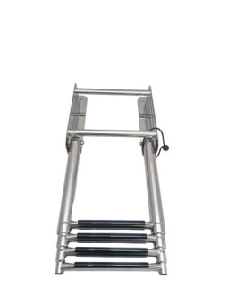 Hollex Telescopic Swimming Ladder Stainless Steel 316 4 Steps Fold