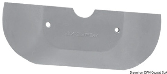 Osculati 43.435.12 - Plate Magnesium Anode For Alpha One In/Outboards