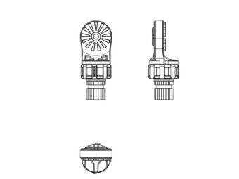 Borika Ap221 - Adapter With Double Attachment