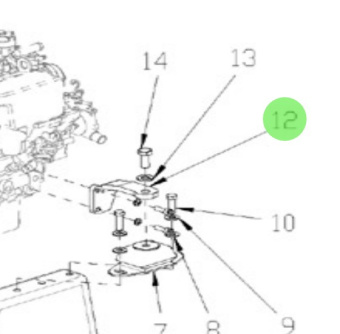 Nanni Diesel 95310772 - Engine Mount Bracket for N2 Series Engines