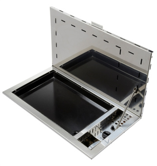 Force 10/ENO 533122010785 - Tribu Stainless Steel Built-in Gas Plancha with Lid