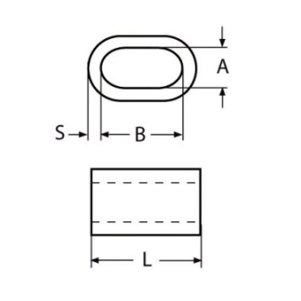 Euromarine Aluminium Sleeve Ø2mm