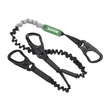 Baltic 0133 - Supreme Elastic Safety Line 3 Hooks 2 m