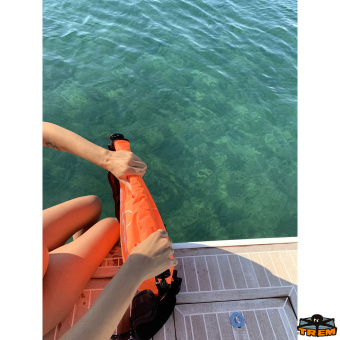 Shark Inflatable Watertight Backpack 35L 760×400 mm Orange - Trem B0770028