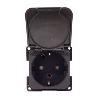 Shuko Socket 230 V. With Cover