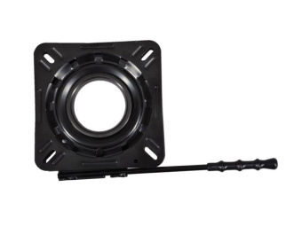 Talamex Swivel Seat Base With Lock Coated Black