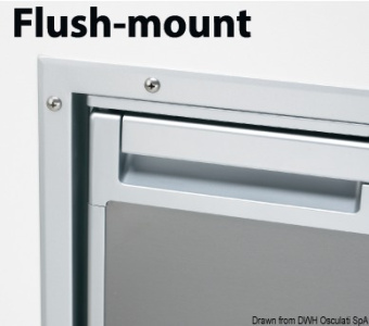 Osculati 50.904.05 - Flush Mount Frame For Waeco Coolmatic CR65 Fridge