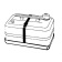 Allpa Rubber Mounting Tray For Battery Boxes And Fuel Tanks, Including Strap