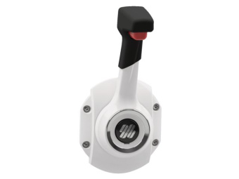 Ultraflex B110W Side Mount Single Lever Control White