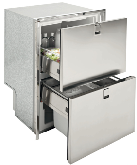Isotherm 3160BC1C0K015 - 12/24V Custom Panel DR160 Double Drawer Freezer