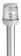 Osculati 11.120.01 - Classic Aluminium Pole 100 cm 360° White Light