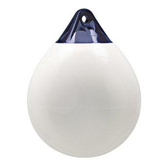 Plastimo 54710 - Spherical fender A series, A4 White with Blue eye