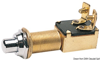 Osculati 14.918.03 - Push Button Chromed Brass 15 x 25 mm