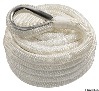 Osculati 06.443.74 - Spliced Mooring Line White 20 mm x 12 m