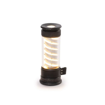 Barebones Edison Light Stick Tumbled Steel