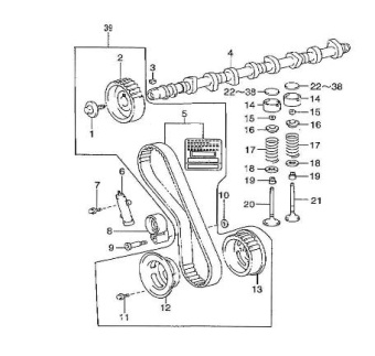 Nanni Diesel 970312169 - PULLEY,CAMSHAFT TIMING,NO.2 for 4.380TDI