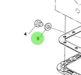 Nanni Diesel 970312960 - Oil Sump Gasket for N4 Series Engines