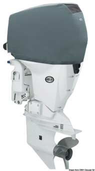 Oceansouth Evinrude G2 V6 3.4L Ventilated Motor Cover 225/300HP 2014> - Osculati 46.543.11