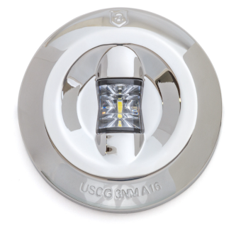 Attwood 6556-7 - LED 3-Mile Round Transom Light