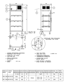 Baratta FBC-580 Marine Refrigerators Freezers