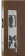Osculati 38.128.20 - Yale-Type External Lock 16/38 mm With Flush Hooking