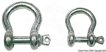 Osculati Galvanized Lyre Shackles
