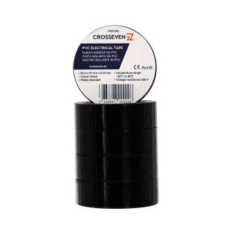 Plastimo P201585 - PVC Electrical Tape - 600V - Black (5 pcs)