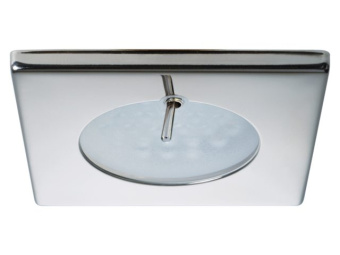 Quick BRYAN 10-30V 2W Square LED Downlight 72x72 mm On/Off Switch (Color: White; Type: Red light)