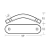 E. Polipodio Zinc Curved Plate Ref. 9005660