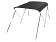 Talamex Bimini Top Deluxe 2 Arch 152x110-130x117 cm Black