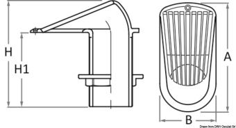 Osculati 17.550.06 - GUIDI Series 2000 Bronze Thru-Hull Strainer 2"