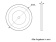 Talamex LED Surface-Mount Downlight Large Stainless Steel 106mm 10-30V 3000K Dimmable