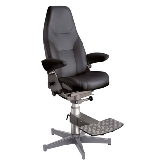 Norsap 6027 - 1000 Comfort Seat With Five Star Base 65/79 Black