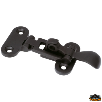 Trem M3501105 - Black PVD Hinge With Padlock Housing 105x50 mm