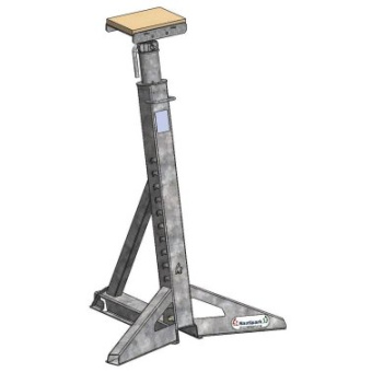Nautipark Parkup EVO 100R Boat Stand 10T 147/226CM