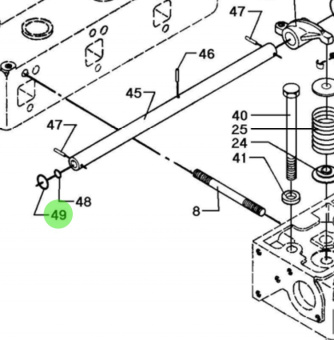 Bukh 522F6500 - Circlip for DV36 and DV48 Fuel Injection and Valve Assemblies